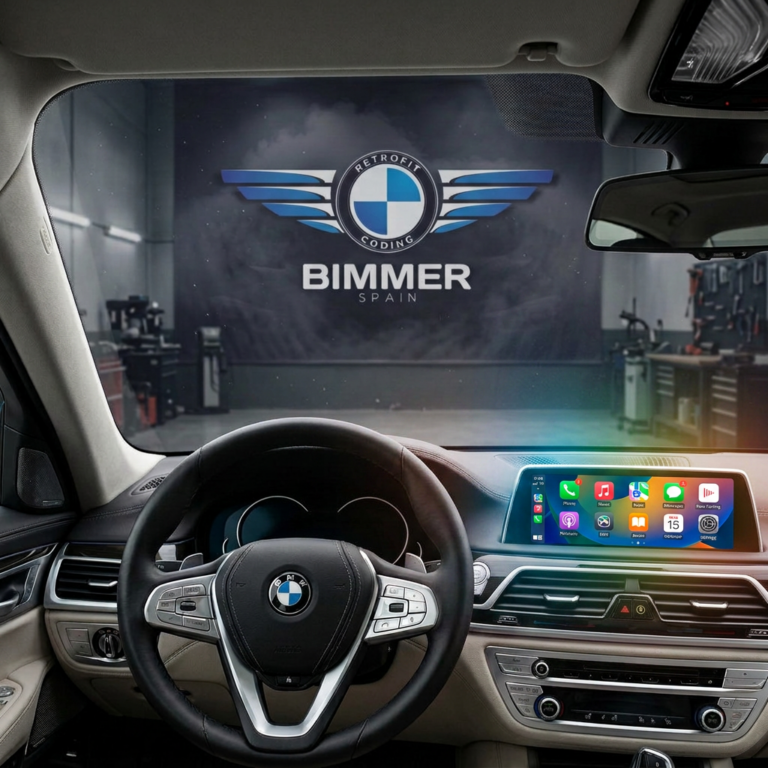 Interior BMW Serie 7 Carplay